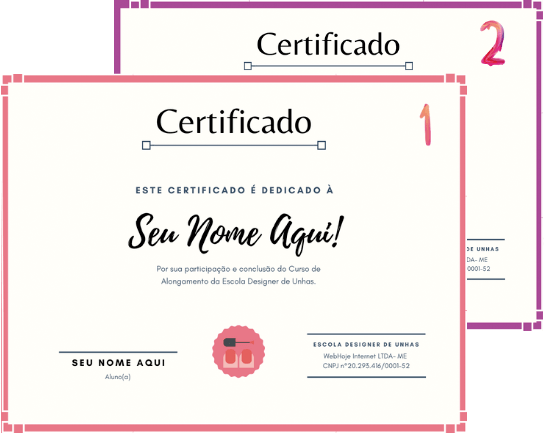 Curso Alongamento de Unhas Online curso de alongamento de unha com certificado