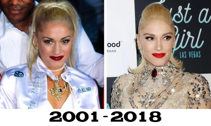 10 Famosas que apertaram o botão “Pause” para não envelhecer famosas,envelhecem Gwen Stefani Idade