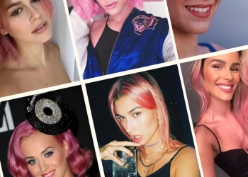 cabelo rosa - famosas