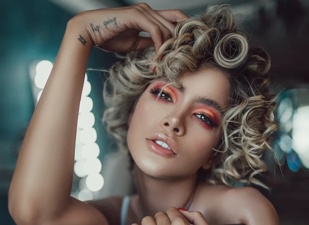 mulher com cabelos ondulados - hidratação para cabelos ondulados