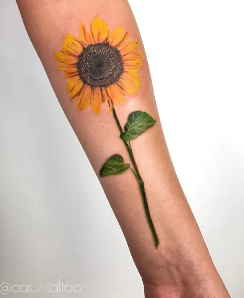 Tatuagem Feminina Delicada: 25 Opções Perfeitas Tatuagem feminina delicada,tatuagem feminina,tattoo delicada feminina Tatuagem De Girassol 3