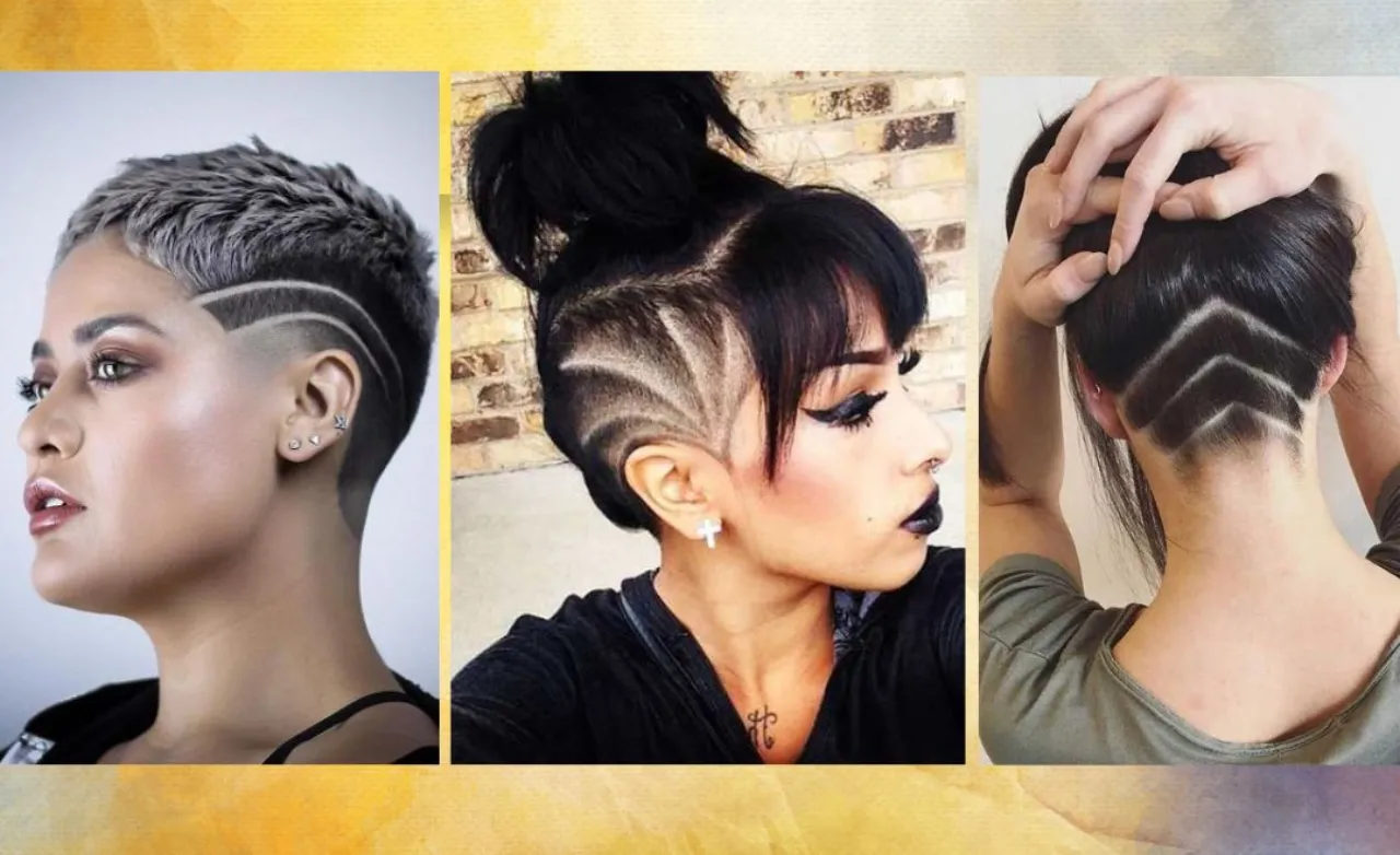 Riscos no cabelo 2023: Ideias de Listras no Cabelo Feminino