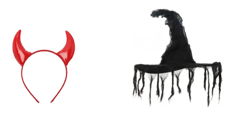 Fantasia de Halloween: 5 Acessórios Que Você Precisa ter Para Arrasar! halloween,acessórios Chapéu Halloween