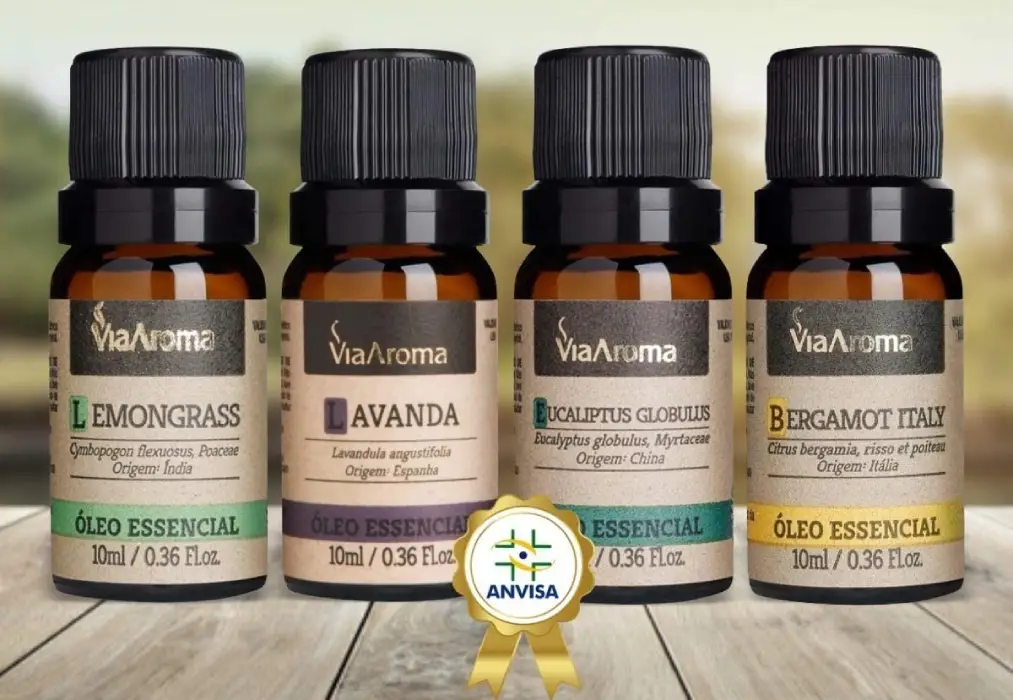 Óleos essências da Via Aroma