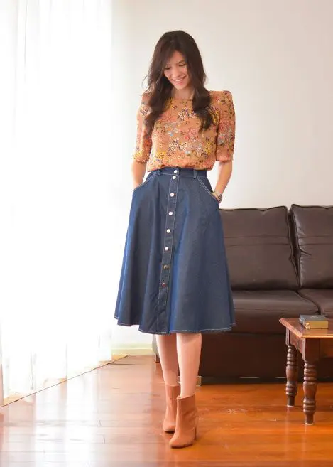looks com bota cano curto