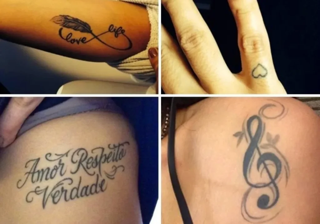 tatuagens,famosos tatuagens da Anitta