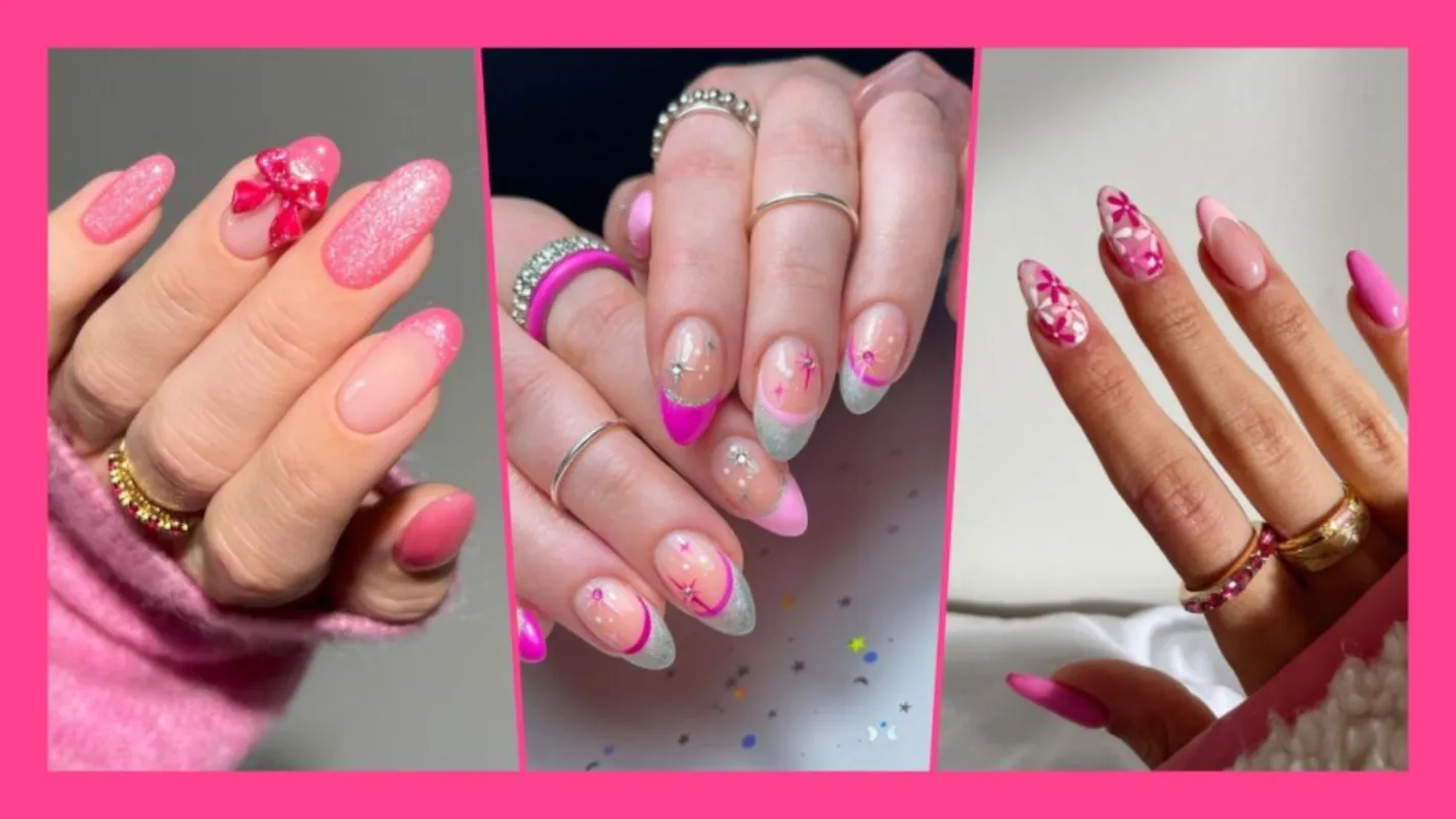 barbie,unhas unhas barbiecore - designs de unhas da barbie