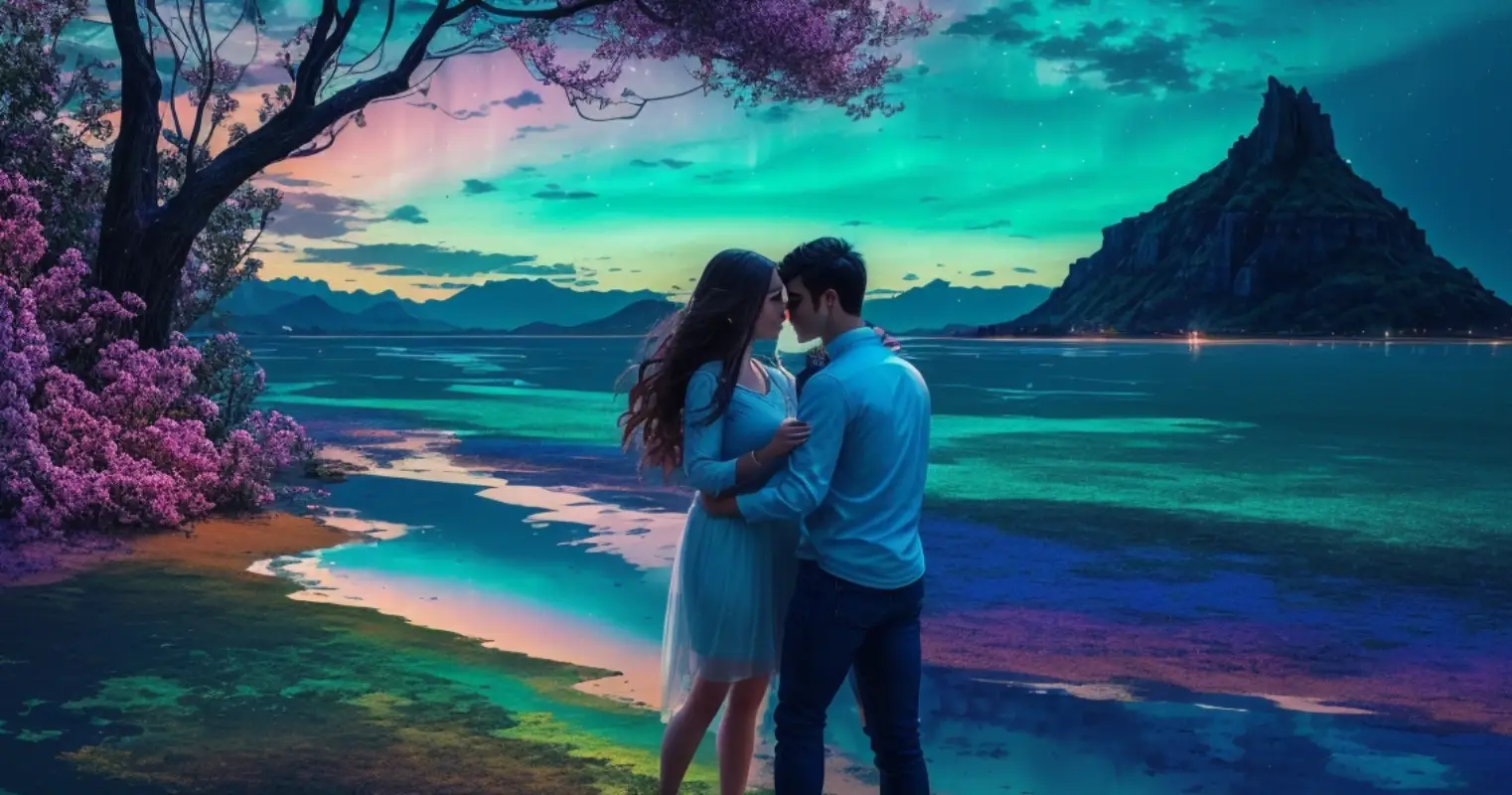 Como Saber se Ele me Ama,Sinais de Amor Casal abraçado em uma linda praia - como saber se ele te ama