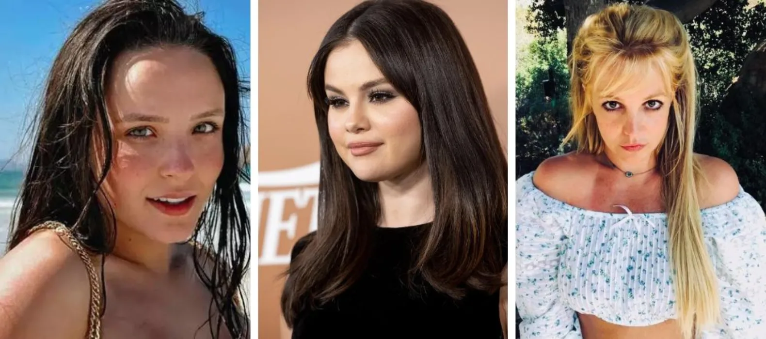 larissa manoela,famosos,pais larissa manoela, britney e selena gomes