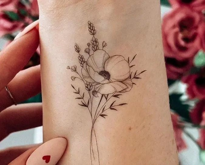 Imagem De Tatuagem Feminina No Punho 