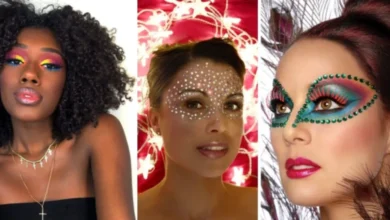 imagem com 3 mulheres com maquiagem de carnaval - capa