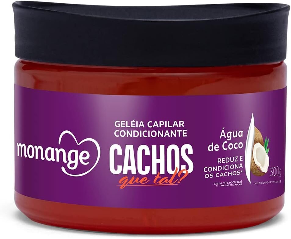 gelatina para cabelos cacheados 5 - Geleia Capilar Cachos que Tal - Monange